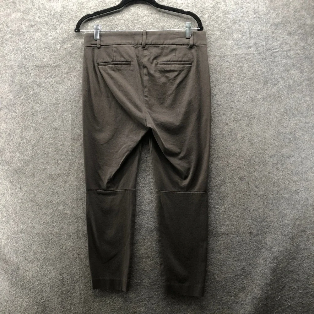 J.Crew Winnie Pant Womens‎ 8 Brown Skinny Fit Stretch Trouser Mid Rise Side Zip